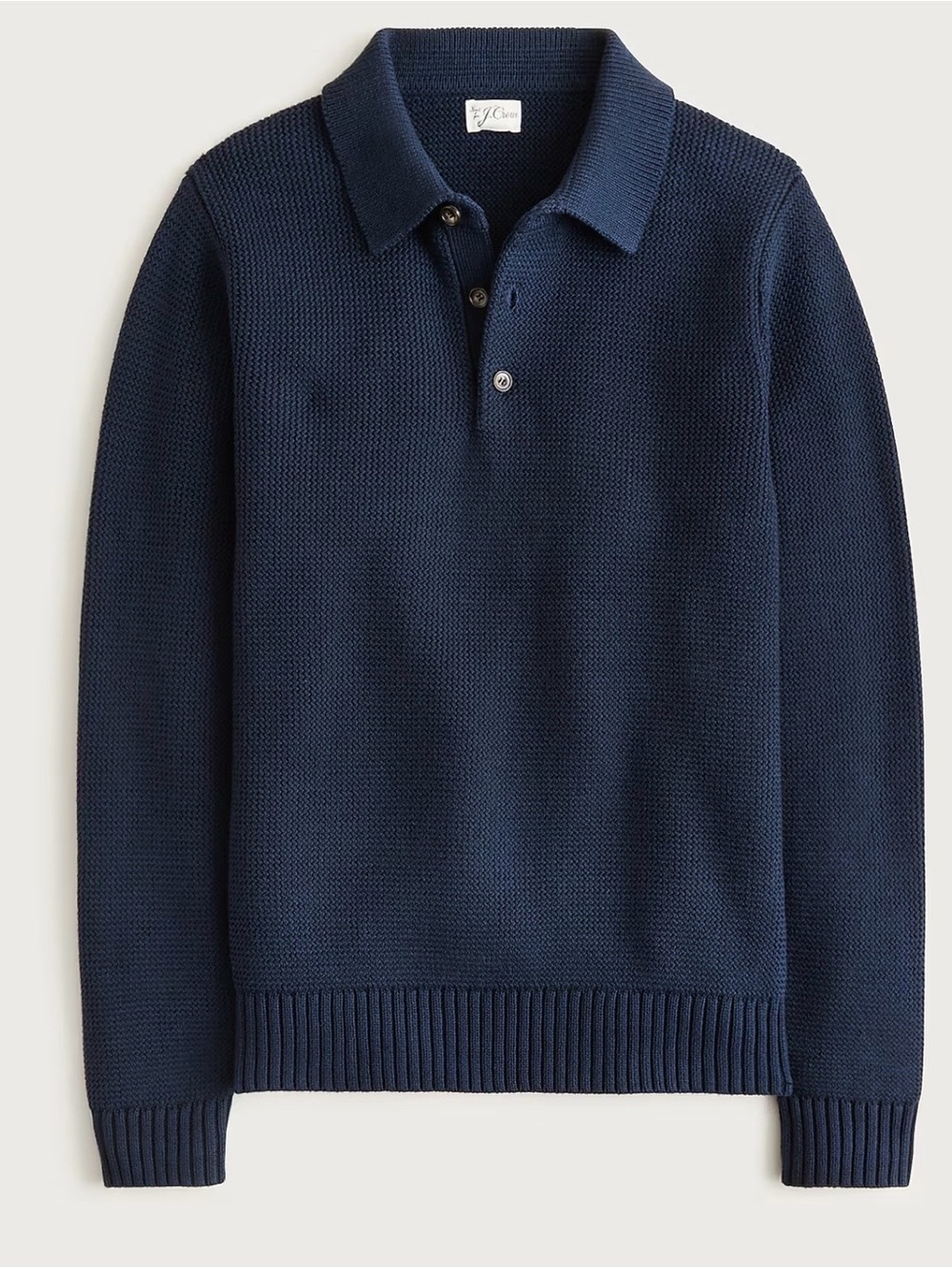 J. Crew Men's Navy Blue Sweater Polo